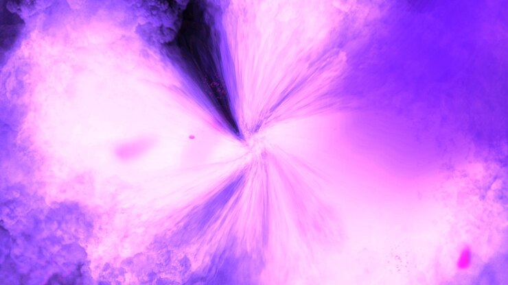 Foto paarse kosmische nevel