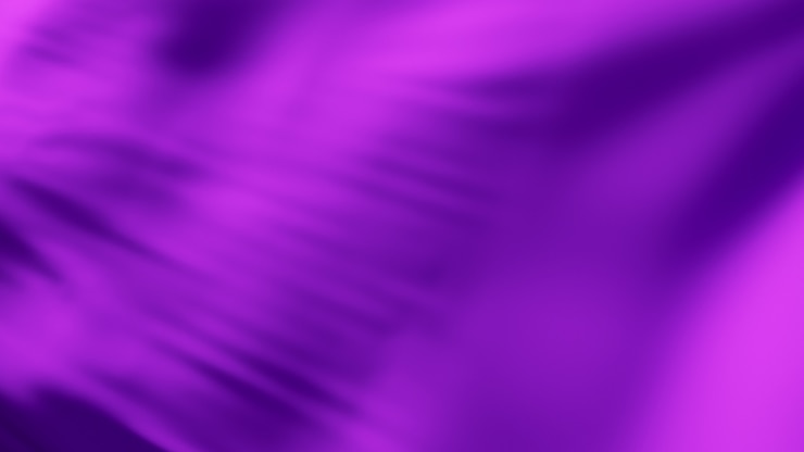Foto paarse zijde golf stof oppervlak. abstracte zachte achtergrond.