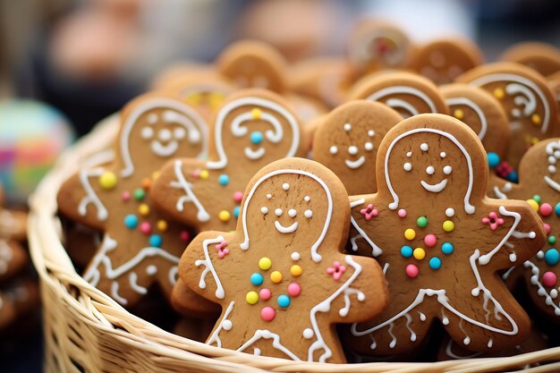 Foto paaskoekjes en snoepjes met gember