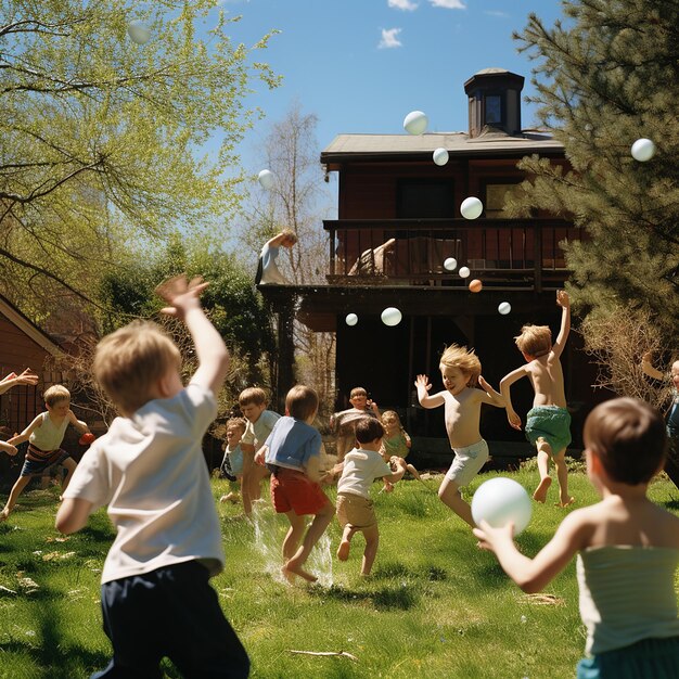 Foto paasplezier voor kinderen