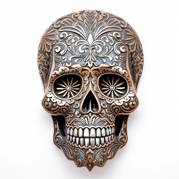 Pacific trading aztec skull