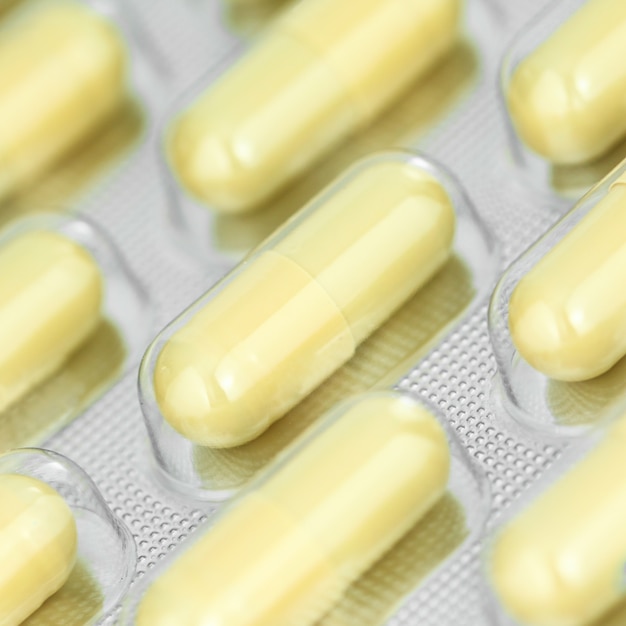 pack of yellow pills