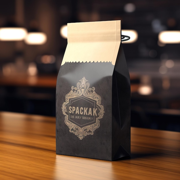 Photo packaging mockup