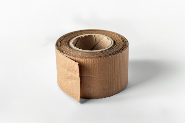 Packaging Tape Roll On White Background