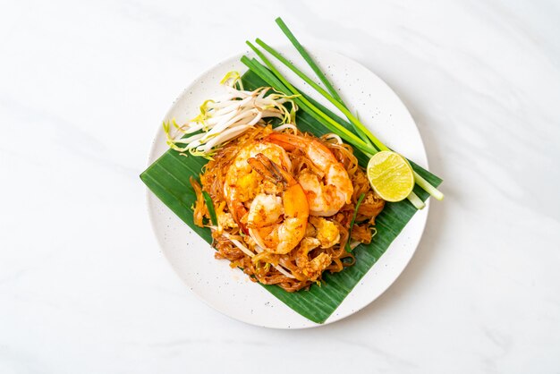 Pad Thai gewokte rijstnoedels