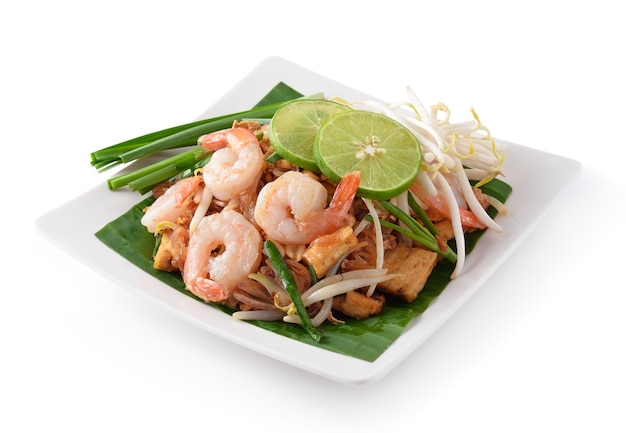 Pad Thai met garnalen, Thaise noedelstijl