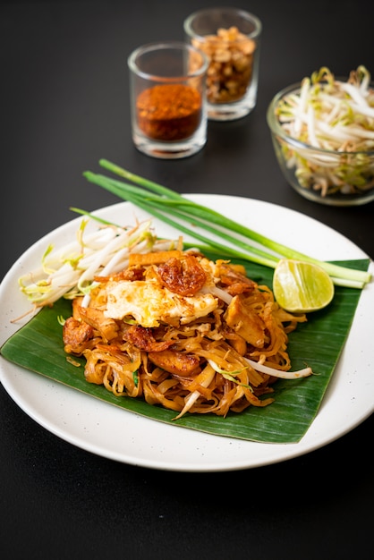 Pad Thai - stir-fried rice noodles