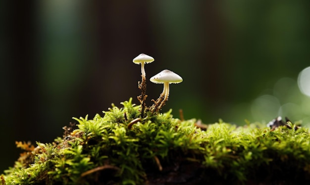 Paddenstoel in het bos