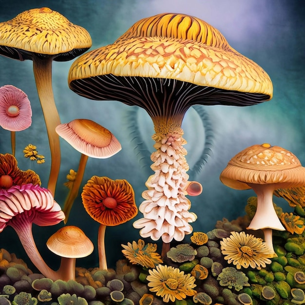 paddenstoelen en bloemen ernst haeckel maria sibylla merian