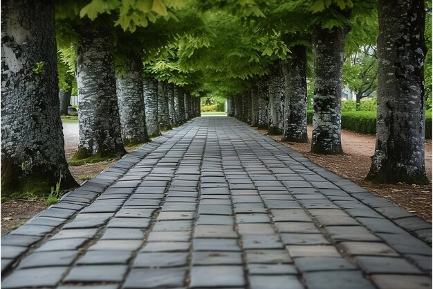 Paddestone Pathway Weelderige tuinomgeving