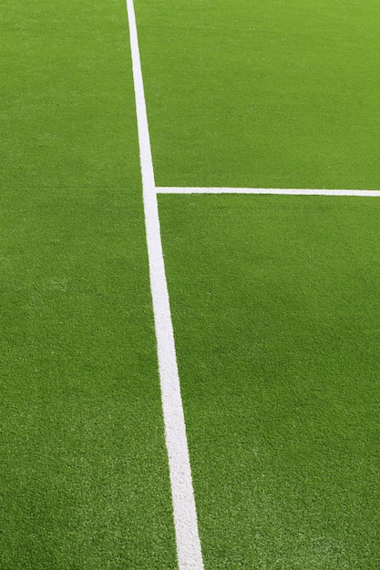 Paddle tennis groen gras veld textuur witte lijnen