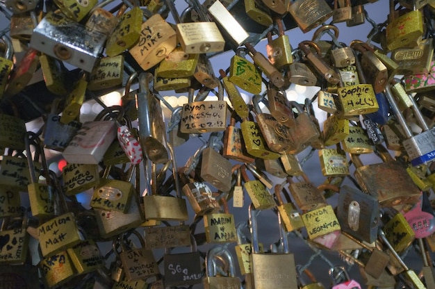 Padlocks of love