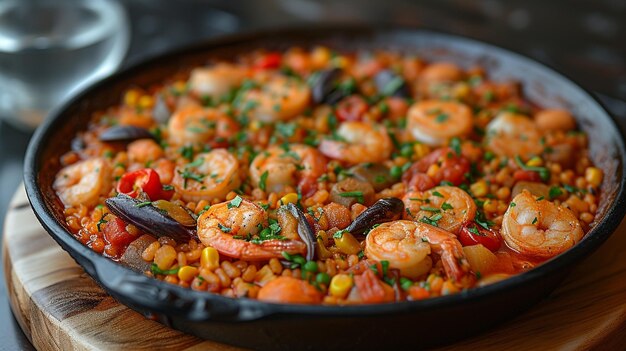 Paella garnalenvoer