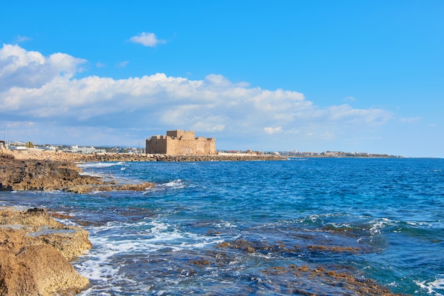 Pafos Harbour Castle in Cyprus