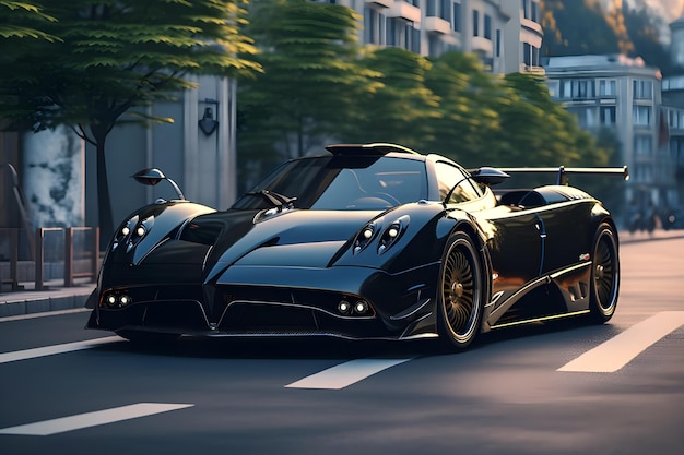 Фото Суперкар pagani huayra в высоком разрешении