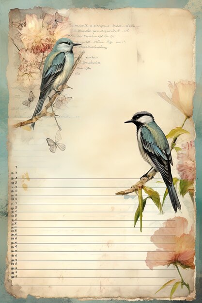 Photo a page with a bird on it that says  bird