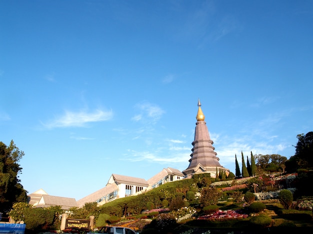 pagoda Doi Inthanon, Chiang Mai thailand