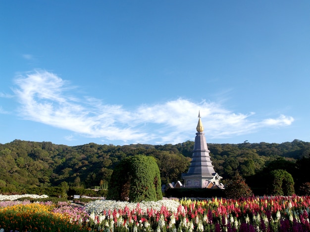 pagoda Doi Inthanon, Chiang Mai thailand