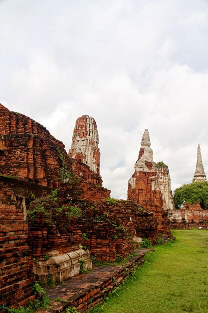 Pagoda at Wat Chaiwattanaram Temple Ayutthaya Thailand