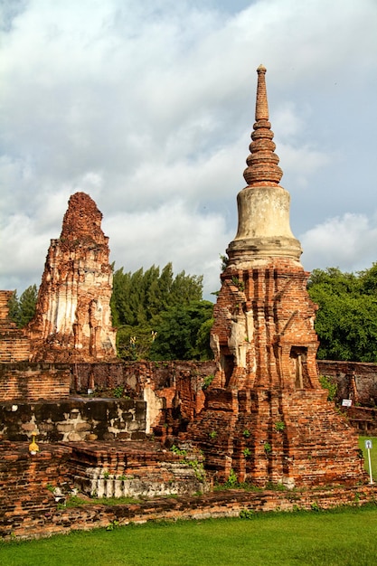 Pagoda at Wat Chaiwattanaram Temple Ayutthaya Thailand