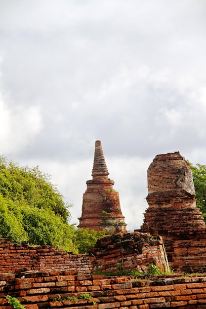 Pagoda at Wat Chaiwattanaram Temple Ayutthaya Thailand