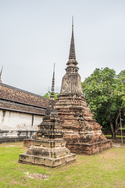 Pagoda at Wat Phutthaisawan Temple in Ayutthaya Historical Park