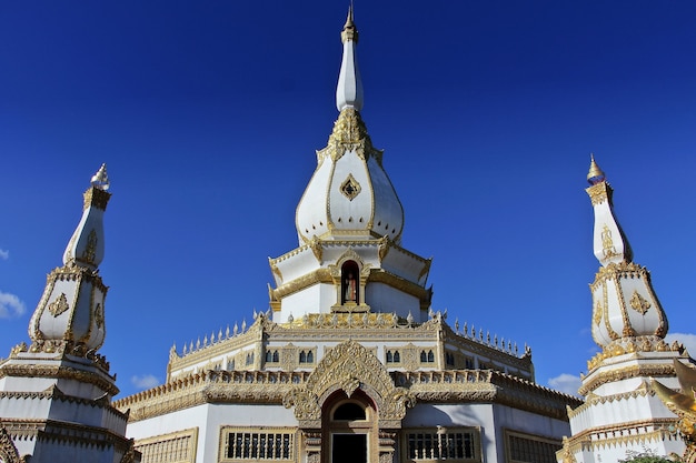 Pagode van de Tempel van Phra Maha Chedi Chai Mongkol, Roi Et, Thailand.