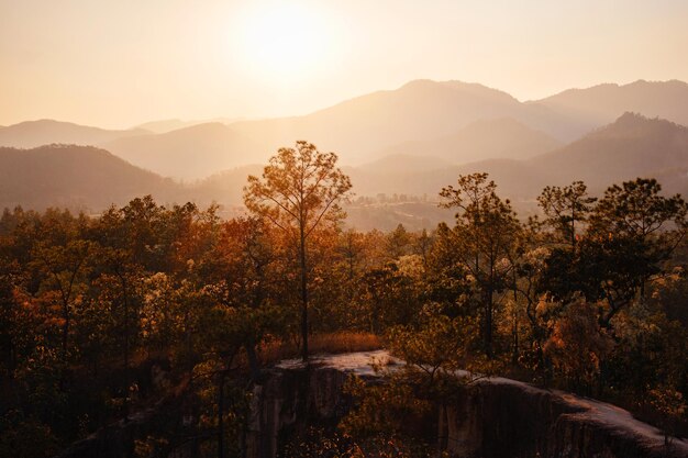 Pai Canyon Kong Lan in Mae hong son northern Thailand