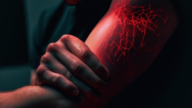 Pain in the tendons of the hand Generative AI