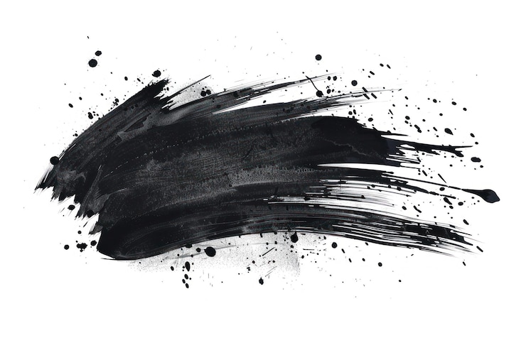 Photo a paint brush stroke drawing illustrated animal
