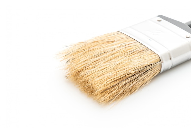 Photo paint brush on white