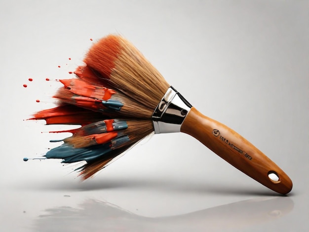 a paint brush with the word  on it