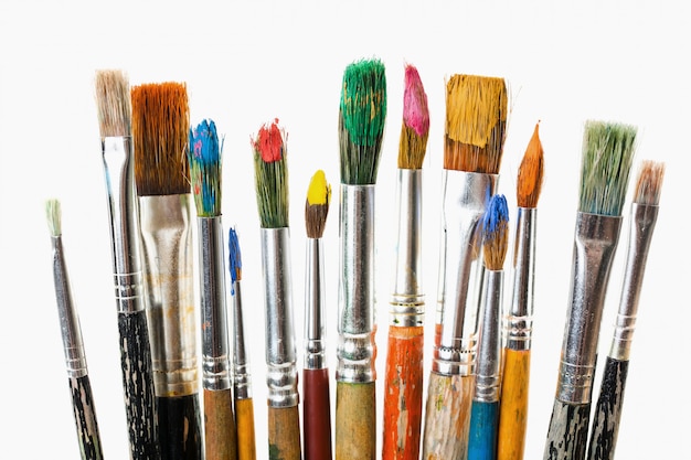 Photo paint brushes and paints