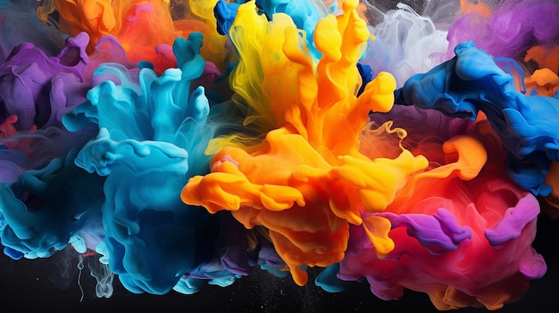 paint colorful background