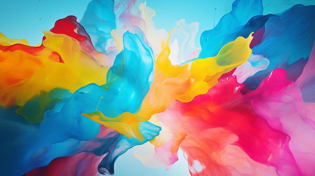 Paint colorful background