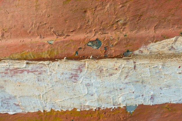 Paint is peeling on the wood surface pattern