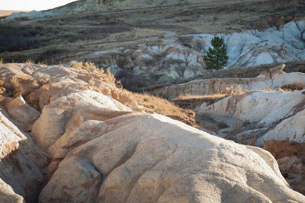 Paint Mines Interpretive Park in de buurt van de stad Calhan, Colorado.