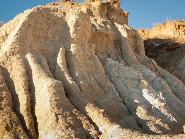 콜로라도 주 칼한(Calhan) 마을 근처에 있는 페인트 마인즈 해석 공원(Paint Mines Interpretive Park).