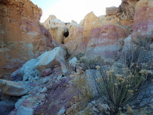 Foto paint mines interpretive park nei pressi della città di calhan, colorado.