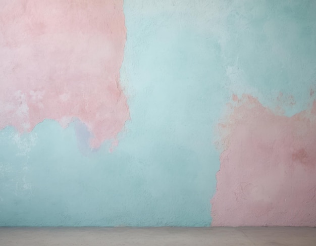 a paint pattern overlays a concrete wall background