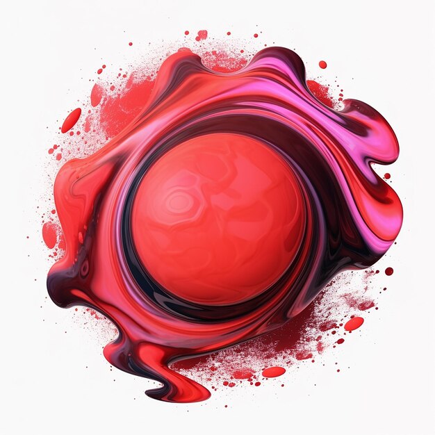 paint splash red fluid cranberry bloody red watercolor