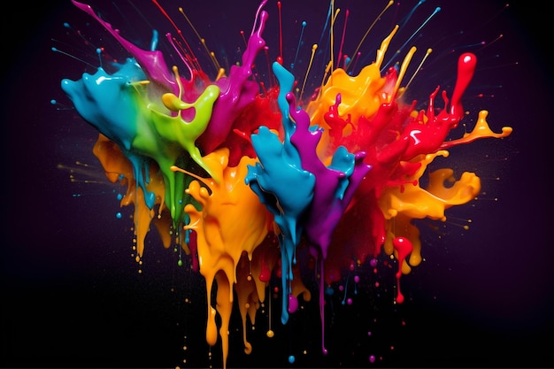 paint splash wallpapers pcs in the style of sculptural use of paint psychedelic artwork stains