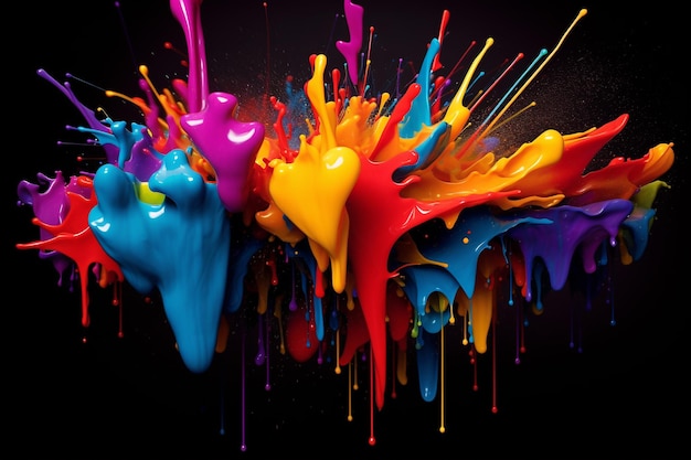 paint splash wallpapers pcs in the style of sculptural use of paint psychedelic artwork stains