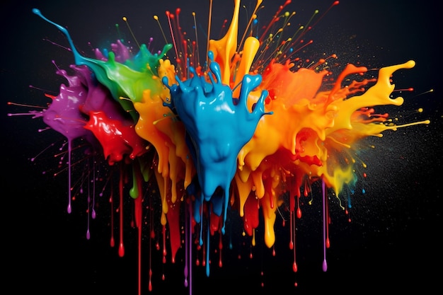 paint splash wallpapers pcs in the style of sculptural use of paint psychedelic artwork stains