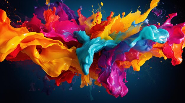 Paint splashabstract background