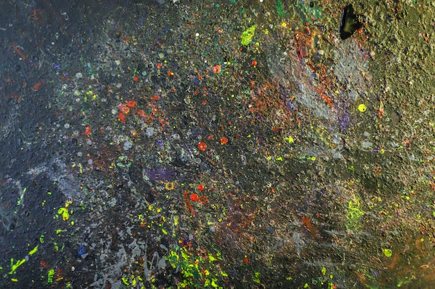 Paint-stained space, abstract texture