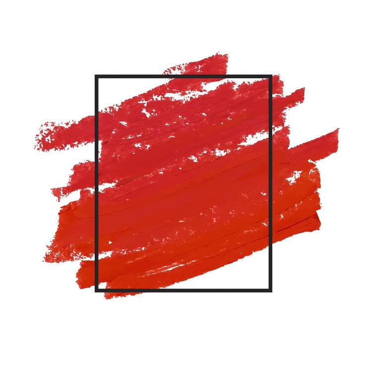 Photo paint stroke png texture badge transparent background