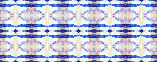 페인트 브러시 파이썬 배경입니다. Ikat 기하학적 수영복 패턴. 수채화 민족 디자인. 클래식 블루와 베이지색 뱀 피부 무작위 텍스처. 직사각형 지리적 교감. 민족 원활한 패턴입니다.