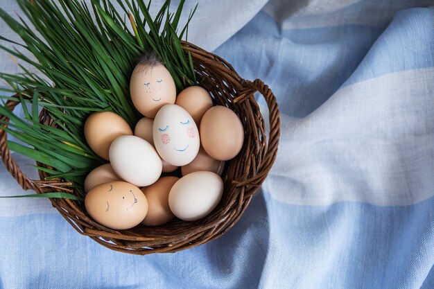 Painted Easter eggs