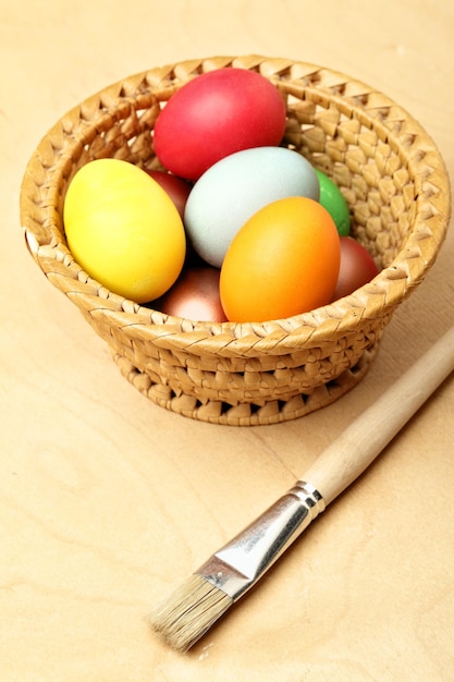 Painted easter eggs